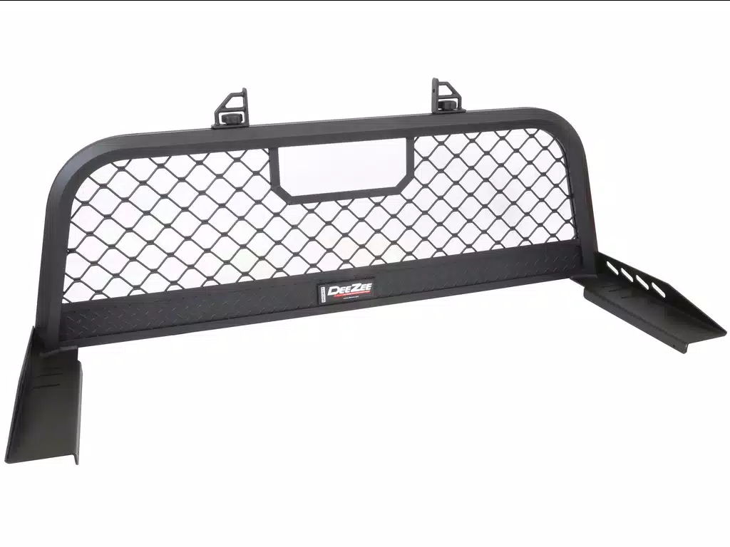 Dee Zee DZ43150B Black Steel Headache Rack LED Compatible | TruckBedShop