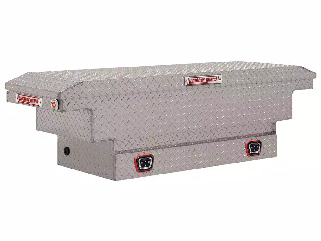 Weather Guard Low-Profile Saddle Crossover Truck Toolbox Commercial Grade | TruckBedShop